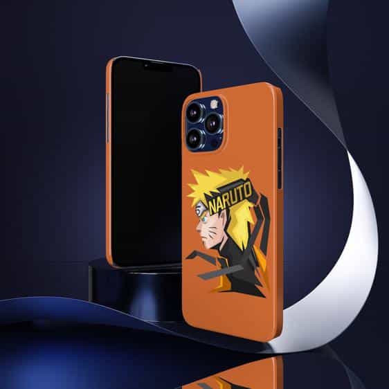 Uzumaki Naruto Abstract Portrait Orange iPhone 13 Case