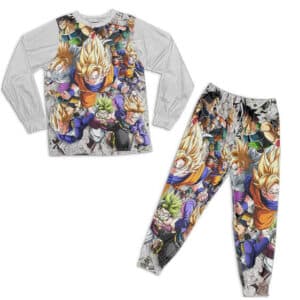 Amazing Dragon Ball Super Saiyan Z Fighters Sleepwear Set