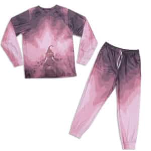 Dragon Ball Z Majin Buu Silhouette Pink Dope Pajamas Set