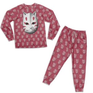 Hidden Leaf Village Anbu Black Ops Kakashi Mask Pajamas Set