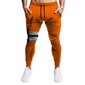 Awesome Naruto Shippuden Cosplay Orange Jogger Pants