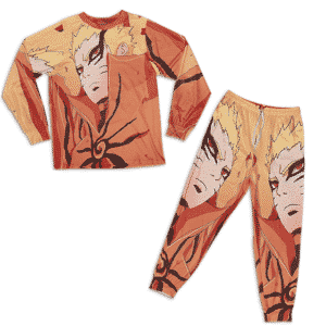 Naruto Uzumaki Strongest Form Baryon Mode Epic Pajamas Set