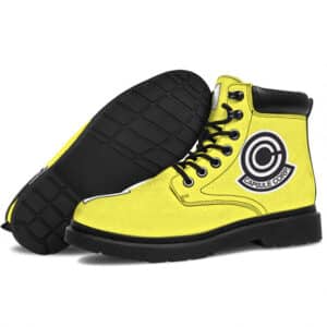 One Hope Capsule Corp Logo Yellow All Season Boots