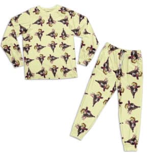 Stylish Boruto Uzumaki Pattern Artwork Pajamas Set