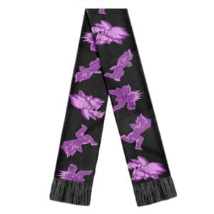 Super Saiyan Vegeta Purple Pattern Black Neckerchief