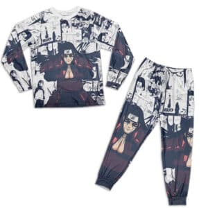 The God of Shinobi Hashirama Senju Comic Strip Pajamas Set