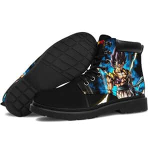 Dragon Ball Fusion Livid Gogeta Black Combat Boots