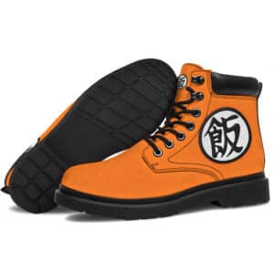 Future Son Gohan Symbol The Golden Fighter Combat Boots
