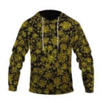 Heart Pirates Jolly Roger Skull Pattern Cool Yellow Hoodie