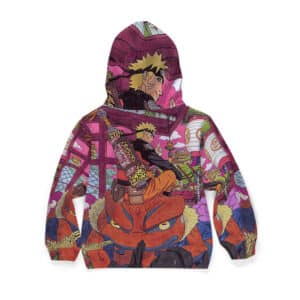 Naruto And Mount Myoboku Toad Gamakichi Children's Hoodie
