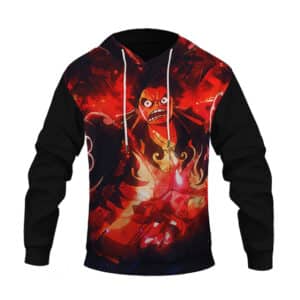 One Piece Angry Luffy Gear Fourth Technique Red Hoodie