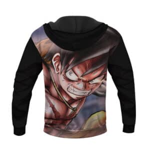 One Piece Enraged Luffy Battle Mode Epic Pullover Hoodie