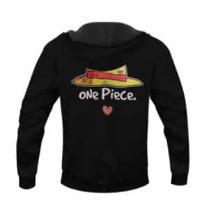 One Piece Iconic Shanks & Luffy Straw Hat Cool Black Hoodie