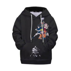 Team 7 Kakashi Naruto Sakura And Sasuke Kids Hoodie Jacket