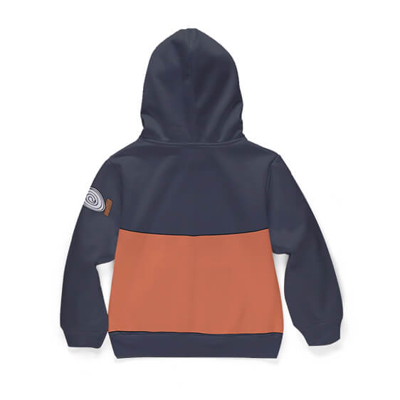 Teen Naruto Uzumaki Cosplay Outfit Kids Hoodie Jacket