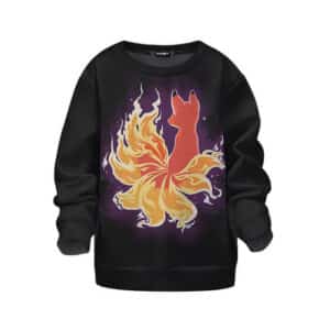 Amazing Fiery Kurama Nine-Tailed Beast Art Children Sweater