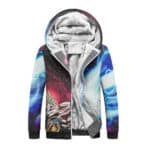 DBZ Goku Flash Attack Galaxy Art Fleece Hooded Jacket