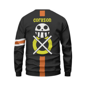 Donquixote Rosinante Corazon & Heart Pirate Logo Sweatshirt
