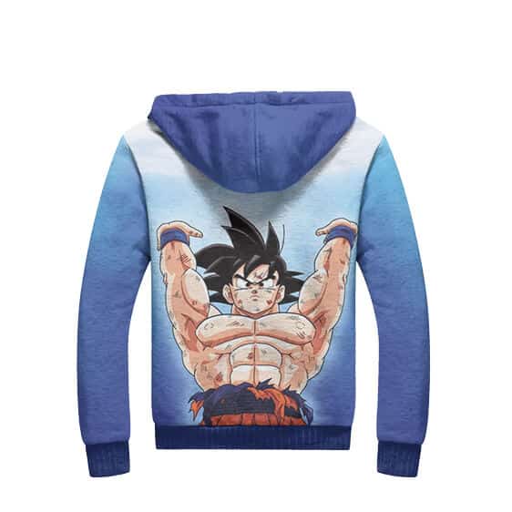 Dragon Ball Z Cool Goku Energy Ball Spirit Bomb Fleece Jacket