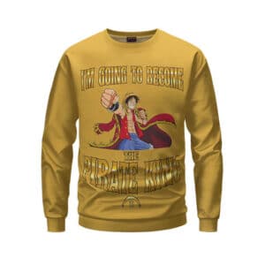 Luffy Epic Line I’m Going To Be The Pirate King Crewneck Sweater