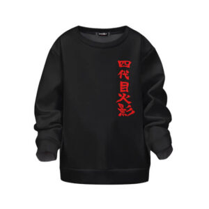 Minato Red Silhouette Yondaime Hokage Children Sweatshirt