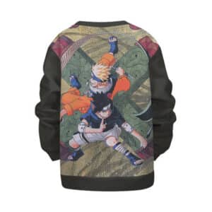 Naruto And Sasuke Genin Summoning Scrolls Kids Sweatshirt