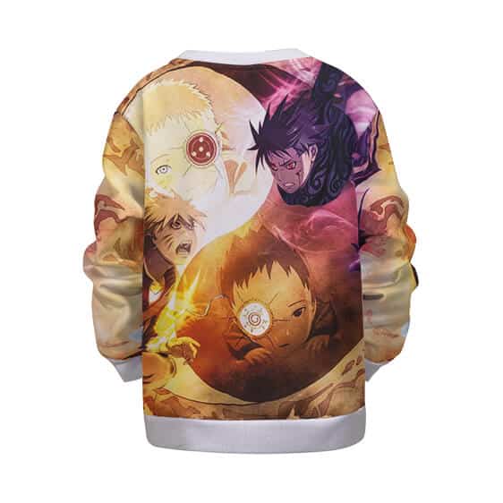 Naruto And Sasuke Yin Yang Prophecy Art Children Sweater