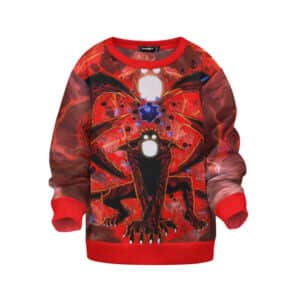 Naruto Beastlike Form Four-Tailed Kyuubi Children Sweater