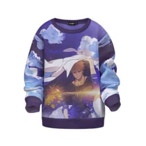 Naruto Blue Night Sky Dope Fan Art Children Sweatshirt