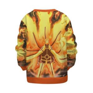 Naruto Nine-Tails Chakra Mode Unique Form Kids Sweatshirt