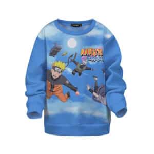 Naruto Shippuden Classic Team 7 Blue Sky Kids Sweatshirt