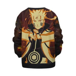 Naruto Six Paths Sage Mode Divine Technique Kids Sweater