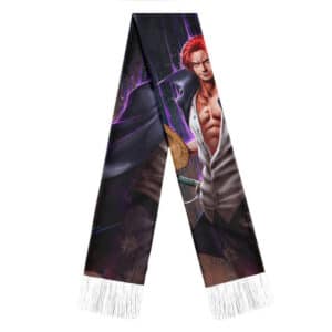 One Piece Legendary Pirate Shanks Design Cool Wool Scarf