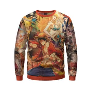 One Piece Series Pirate Characters Stunning Crewneck Sweater