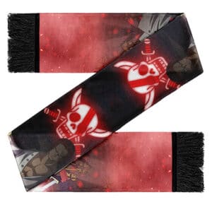 Red Haired Pirates Shanks Jolly Roger Icon Badass Wool Scarf