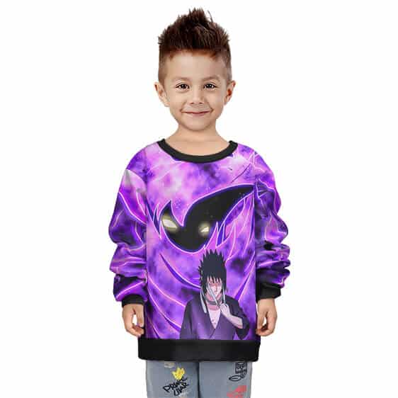 Sasuke Uchiha's Susanoo Purple Children Sweatshirt