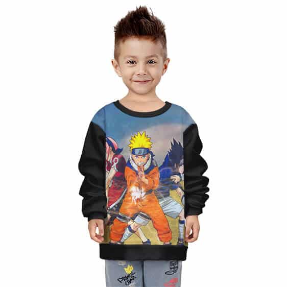 Shinobi Team 7 Sakura Naruto & Sasuke Children Sweatshirt