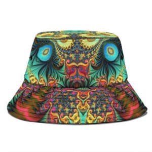 Trippy Abstract Animal Pattern Artwork Epic Bucket Hat