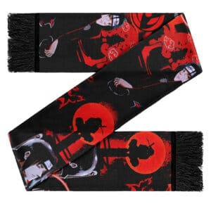 Badass Itachi Uchiha Different Forms Black Wool Neckerchief