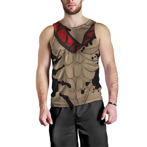 Demon Gyutaro Body Cosplay Design Tank Shirt