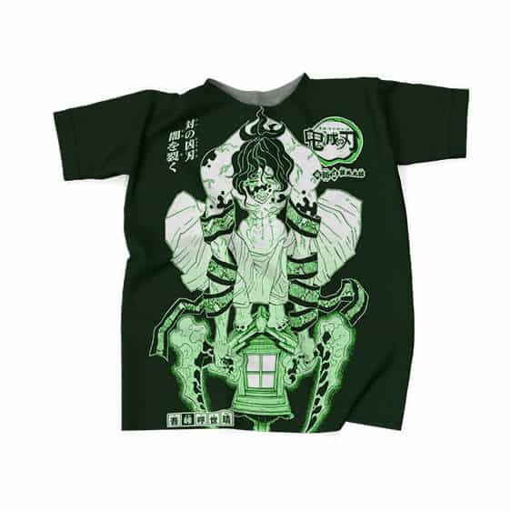 Demon Slayer Gyutaro Green Black T-Shirt