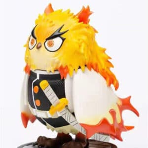 Demon Slayer Kyojuro Rengoku Owl Parody Figure