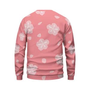Demon Slayer Makomo Pink Floral Sweatshirt