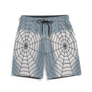 Demon Slayer Rui Spider Web Men's Beach Shorts