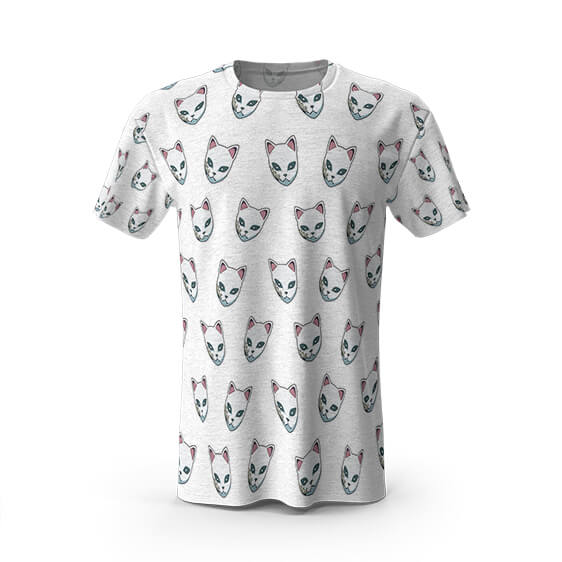 Demon Slayer Sabito’s Fox Mask Pattern Shirt