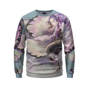 Demon Slayer Shinobu Kocho Vibrant Art Sweater