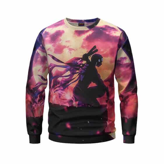 Demon Slayer Tengen Uzui Silhouette Art Sweater