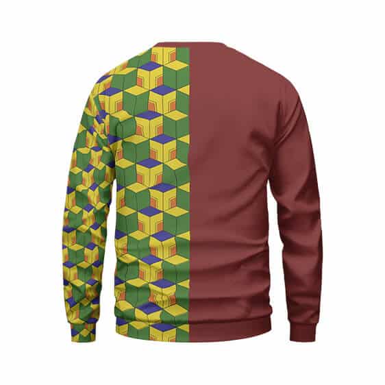 Giyu Tomioka Geometric Cape Pattern Sweatshirt