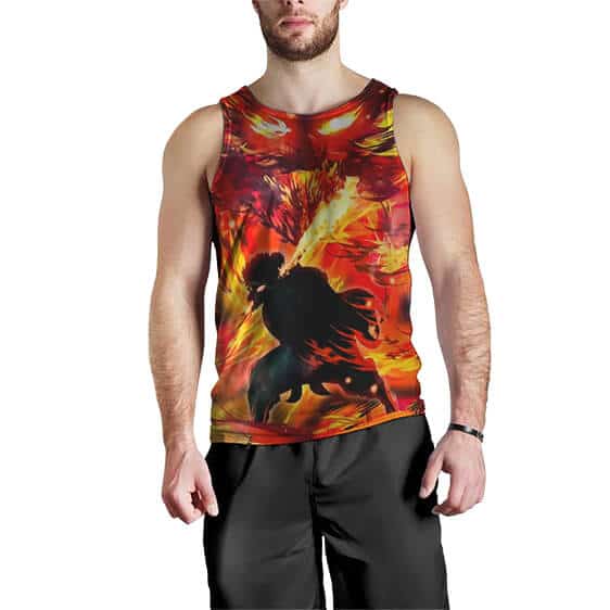 Kyojuro Rengoku Flame Tiger Art Tank Shirt