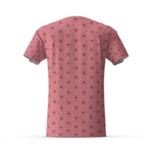 Nezuko Pink Kimono Pattern Demon Slayer Shirt